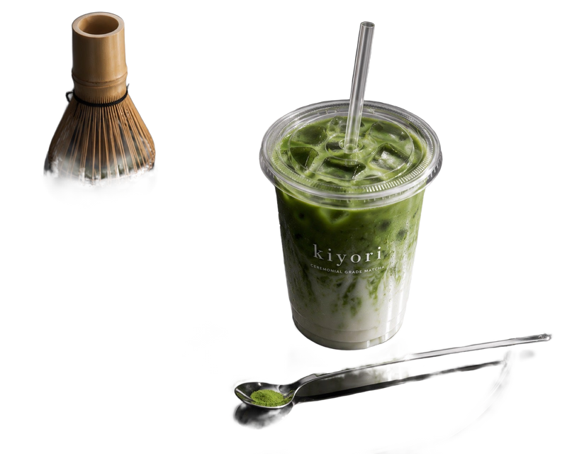 Iced Kiyori matcha latte