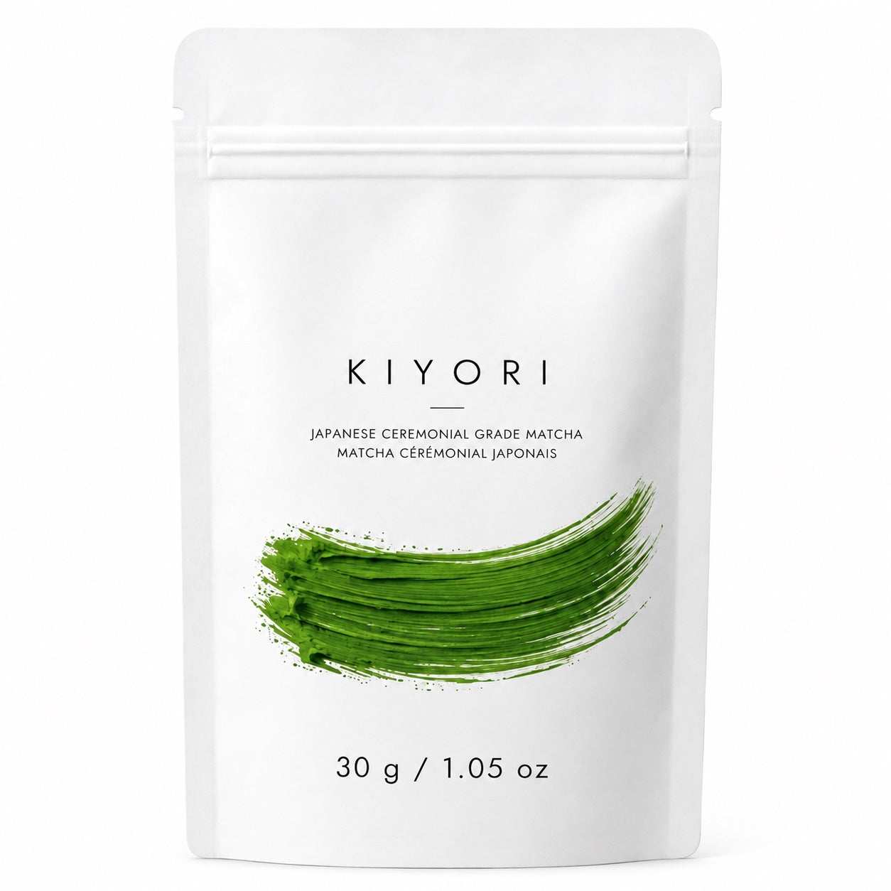 Kiyori ceremonial matcha bag isolated on white